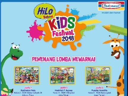 Cover Pemenang HiLo Kids Festival 2018 Indomaret