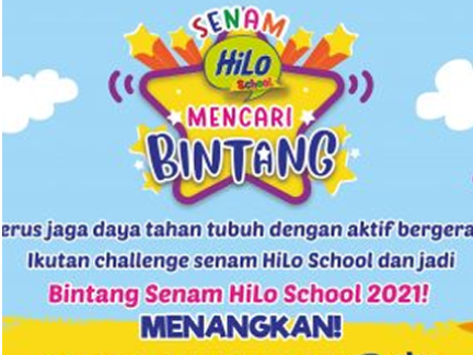Cover Bintang Senam HiLo School 2020