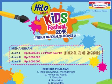 Cover HiLo School Kids Festival 2018 Indomaret