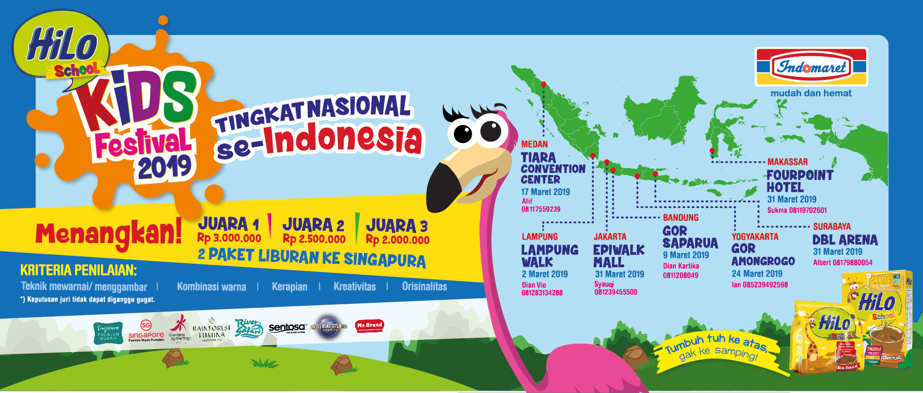 HiLo School Kids Festival 2019 Bersama Indomaret