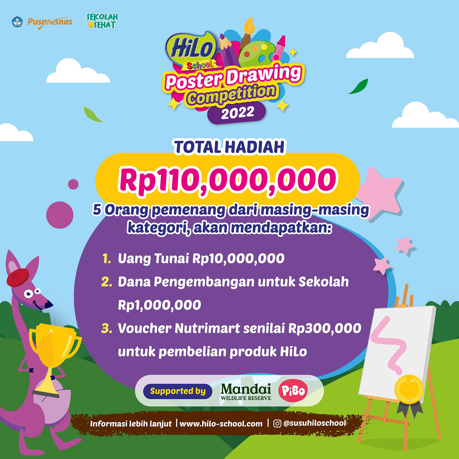 Total hadiah poster drawing competition