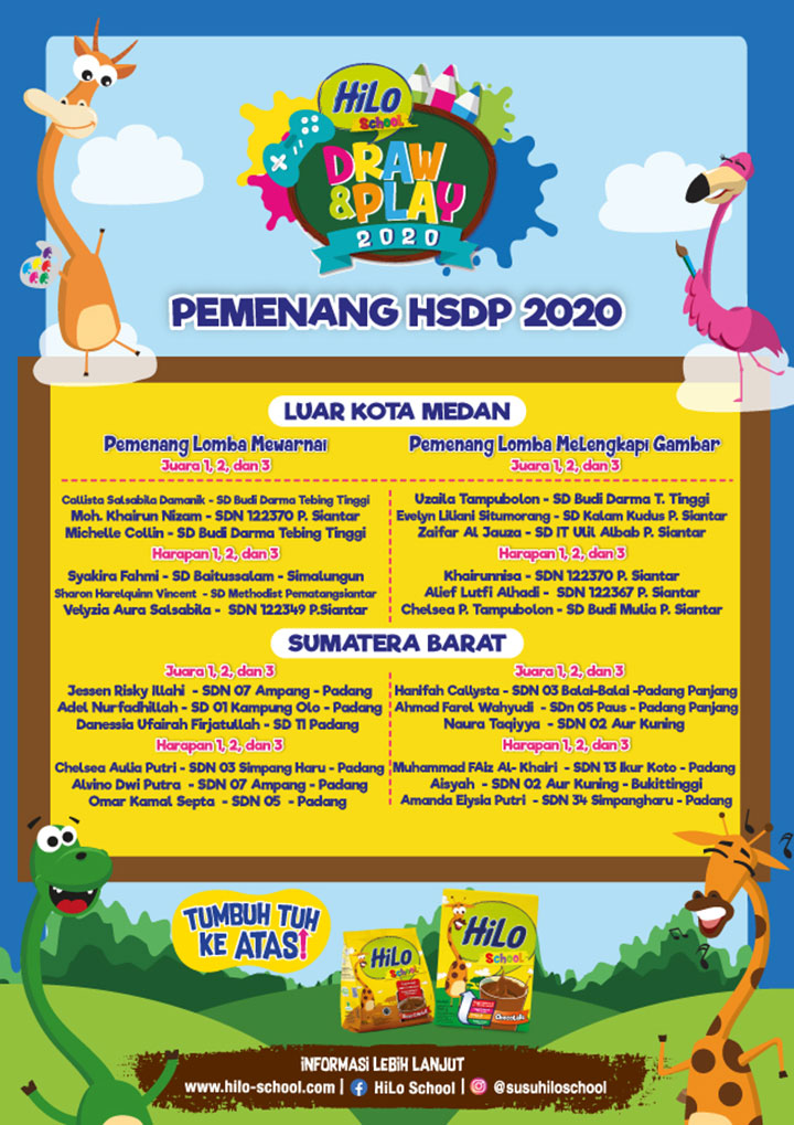 Pemenang HSDP 2020