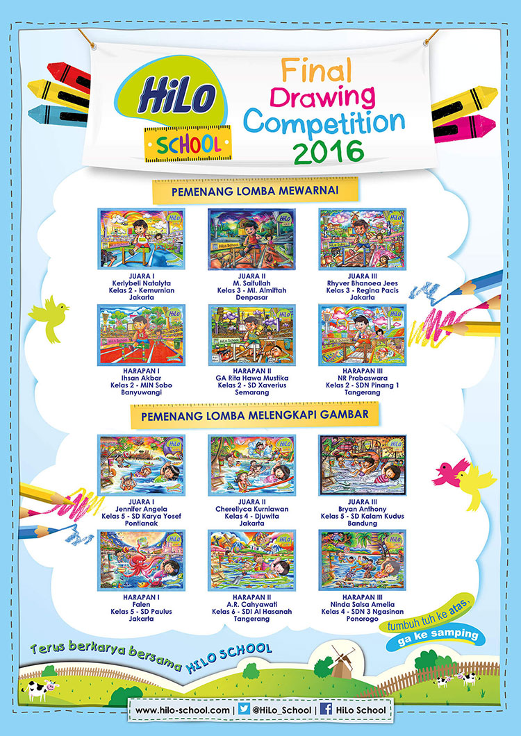 Tingkat Nasional HiLo School Drawing Competition 2016