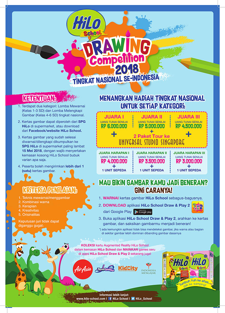 HiLo School Drawing Competition tingkat Nasional