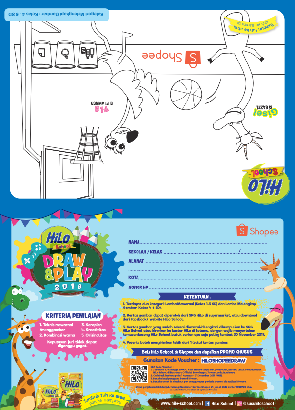 Kategori Mewarnai Gambar (Kelas 4 – 6 SD)