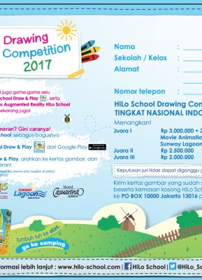 HiLo School Drawing Competition 2017 bersama Indomaret