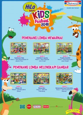 Pemenang HiLo Kids Festival 2018 Bersama Indomaret